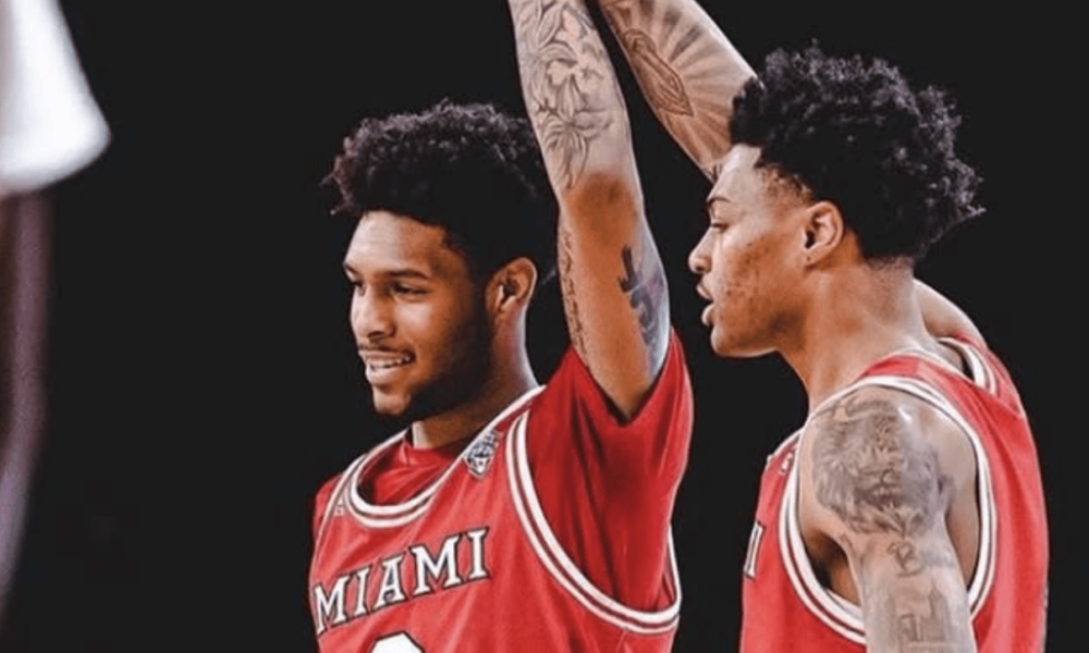Nike Sibande and Dae Dae Grant at Miami Ohio in 2019-20.